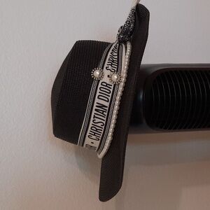 Christian Dior Black Sun Hat